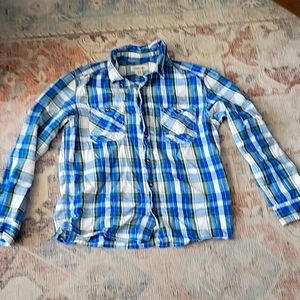 CHEROKEE green and blue flannel